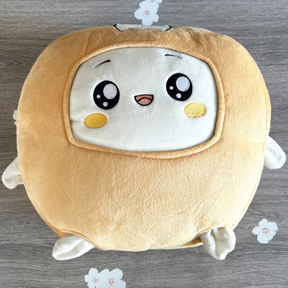 Thicc Boxy Lanky Box Youtube Merchandise Junipercreates 12” Plush Stuffed Pillow